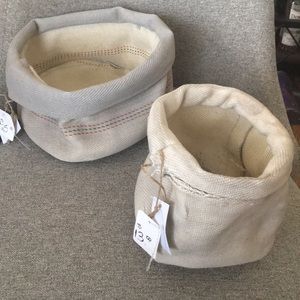 Planters from refurbished fire hoses